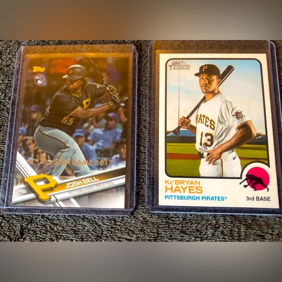 Jack Suwinski 2023 RC Heritage-Ke’Bryan Hayes 2022 Topps Heritage Josh B… - Picture 3 of 4